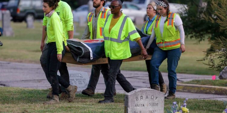 Third set of remains unearthed in Tulsa massacre grave search