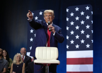 On Friday, former President Donald Trump announced that he would revert Fort Liberty’s name to Fort Bragg if he is reelected, undoing the decision made by a bipartisan commission. | Evan Vucci/AP