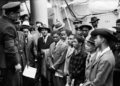 A historical photograph of Jamaican immigrants arriving in the UK in 1948. PA Wire/PA Images