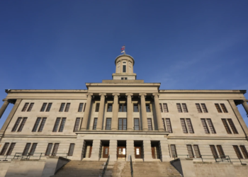 FILE - The Tennessee State Capitol is shown in Nashville, Tennessee, on January 22, 2024. (AP Photo/George Walker IV, File)