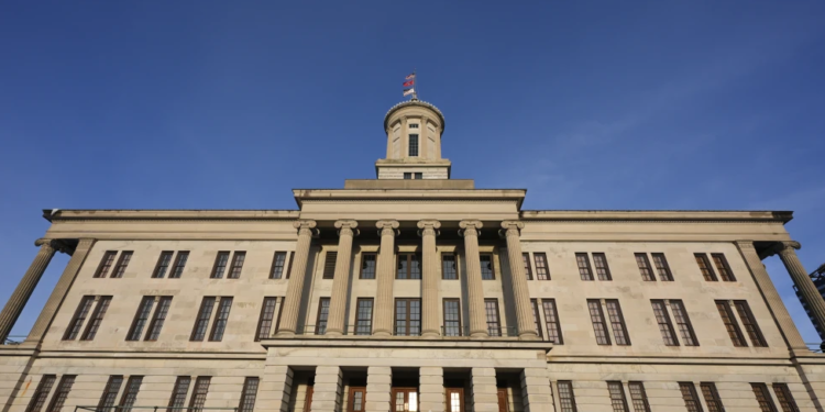 FILE - The Tennessee State Capitol is shown in Nashville, Tennessee, on January 22, 2024. (AP Photo/George Walker IV, File)
