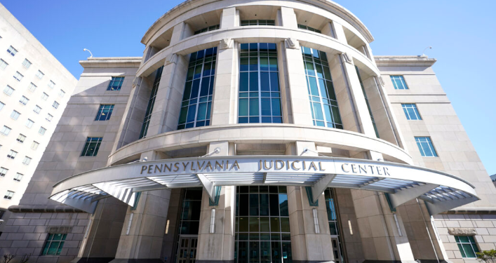 The Pennsylvania Judicial Center, home to the Commonwealth Court, is located in Harrisburg, PA. (AP Photo)