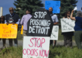 In 2019, environmental justice advocates convened outside U.S. Ecology North in Detroit.