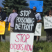 In 2019, environmental justice advocates convened outside U.S. Ecology North in Detroit.