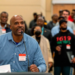 During a public hearing of California's Reparations Task Force on March 4, Matthew Burgess from Sacramento expressed his views. Photo credit: Lezlie Sterling / Zuma Press.