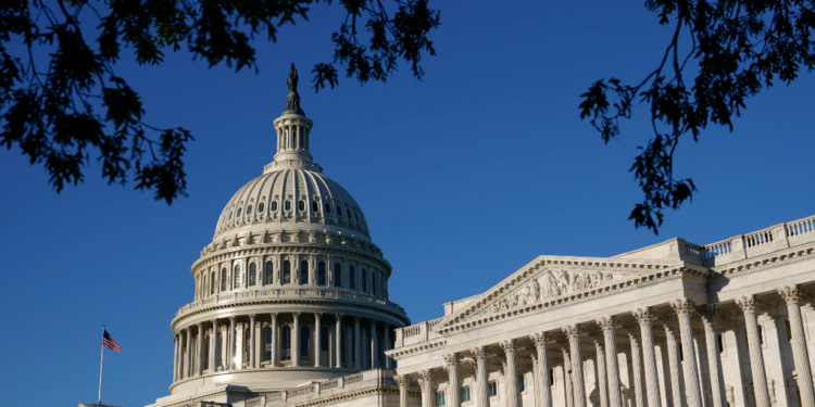 Sunlight illuminates the U.S. Capitol dome and Senate on Capitol Hill in Washington, Thursday, Sept. 30, 2021. As Congress acts to prevent one crisis, it is deferring another, with the Senate set to pass a bill that would fund the federal government through early December. (AP Photo/Patrick Semansky)
