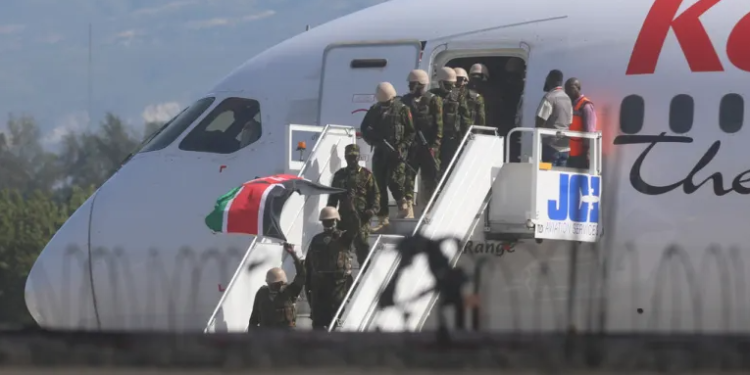 Kenyan police contingent arrives in Haiti as protests roil Nairobi