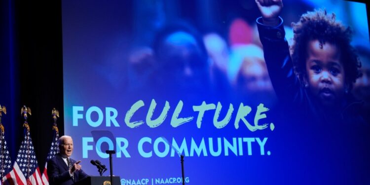 Biden compares MAGA movement to 1950s segregationists in NAACP speech