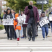 Reverend Robert Turner, from the historic Vernon African Methodist Episcopal (AME) Church, which was damaged during the 1921 Tulsa Race Massacre, leads a weekly pilgrimage to Tulsa City Hall every Wednesday, calling for "reparations now" as part of a reconciliatory effort. © 2019 Ian Maule/Tulsa World.
