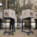 On Election Day, Tuesday, Nov. 5, 2024, voters cast their ballots at the Bronx County Supreme Court in New York. (AP Photo/Yuki Iwamura)