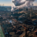 The DTE-owned EES Coke plant on Zug Island in River Rouge ranks among Michigan's worst polluters, causing severe health impacts, according to a new study. Photo: © Mark Graf / Alamy