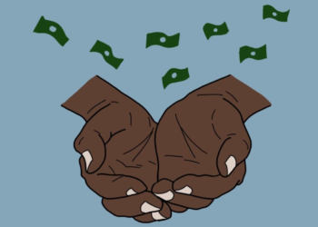 Illustration by Shveta Shah for The Daily. Alderman Bobby Burns (5th) expressed his intent to assist reparations recipients interested in buying a home in Evanston.