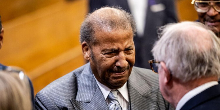 Rev. Simon Bouie during the expungement ceremony on October 25. Photo by Perry McLeod, Special to The Post and Courier