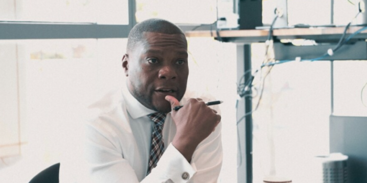 Tulsa Mayor-elect Monroe Nichols in his transition office located at Tulsa City Hall. Dylan Goforth / The Frontier