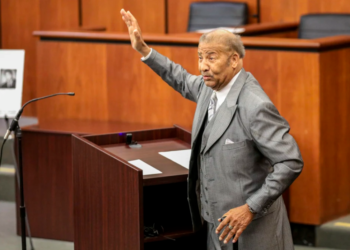 Simon Bouie attended a hearing in Columbia, S.C., on Friday, where his record was cleared following his 1960 arrest for sitting at an all-white lunch counter in South Carolina. (Jeffrey Collins/AP)