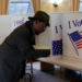 A voter casts his ballot on Election Day during the 2024 U.S. presidential election at a library in Pittsburgh, Pennsylvania, on November 5, 2024. (REUTERS/Jeenah Moon - Purchase Licensing Rights)