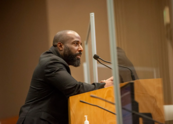 Chris Lodgson, the lead organizer for the Coalition for a Just and Equitable California, expressed gratitude to the Sacramento City Council and mayor for their efforts in advancing a resolution that brings the city closer to implementing a reparations initiative. Russell Stiger Jr., OBSERVER.