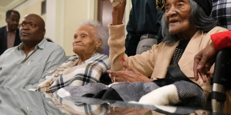 Lessie Randle (right) and Viola Fletcher (second from right), pictured during an October 2023 legislative committee hearing at the Oklahoma Capitol, are the last known living survivors of the 1921 Tulsa Race Massacre: Doug Hoke, The Oklahoman (File)