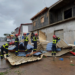 This photo, released on December 15, 2024, by Civil Security, shows rescue workers clearing debris in Mayotte, a French territory in the Indian Ocean, following the extensive destruction caused by Cyclone Chido. Reports indicate several fatalities. Credit: AP/UIISC7/Sécurité Civile