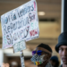 Walter Forster, a Los Angeles resident, participates in a California Reparations Task Force meeting at the California Science Center in Los Angeles on September 23, 2022. (Photo by Pablo Unzueta for CalMatters)
