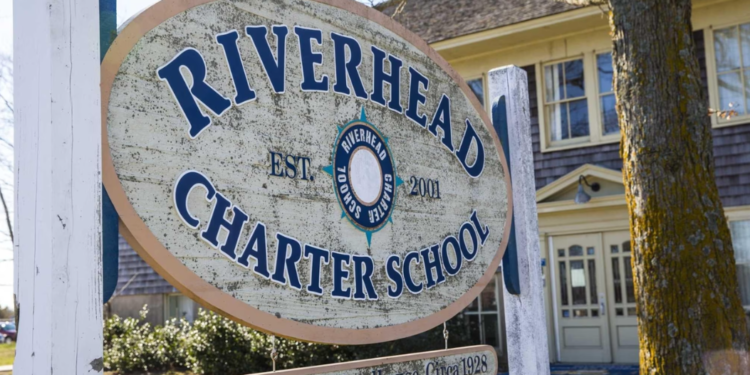 The Riverhead Charter School located on Middle Country Road in Calverton, captured on April 10, 2014. (Photo credit: Randee Daddona)