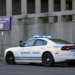 A police cruiser is stationed outside a precinct in Memphis, Tennessee, following the release of a Department of Justice report on December 5, 2024, which asserts that the Memphis Police Department employs excessive force and discriminates against Black individuals. REUTERS/Karen Pulfer Focht Purchase Licensing Rights.