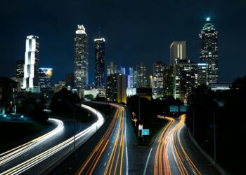 time lapse cars on fast motion
