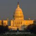 golden hour at the United States Capitol