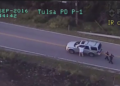 A video released by the Tulsa Police Department captures the moments leading up to the shooting of 40-year-old Terence Crutcher by a police officer on Friday night. — Tulsa Police Department
