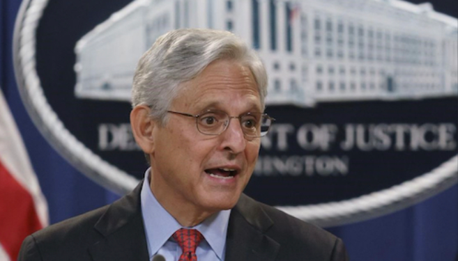 FILE: U.S. Attorney General Merrick Garland (Image provided by the White House)