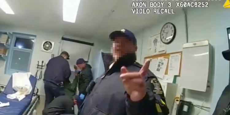 Newly Released Footage Shows Disturbing Beating of Handcuffed New York Inmate Bodycam footage recently made public reveals New York corrections officers brutally beating a handcuffed inmate, who was later pronounced dead the next morning.