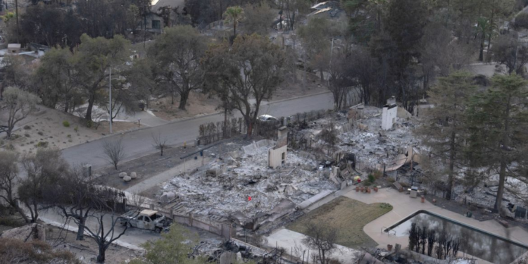 The aftermath of the Eaton Fire in Altadena, 2025 (Mayra Beltran/Los Angeles County)