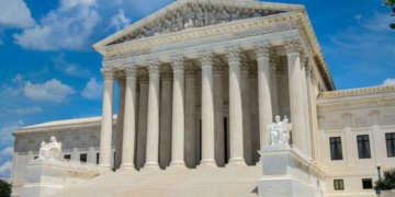 "The Supreme Court of the United States, located in Washington, D.C. Photo by Fine Photographics on Unsplash."