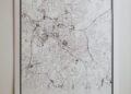 map of durham city on wall