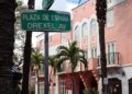 street sign at plaza de espana drexel av