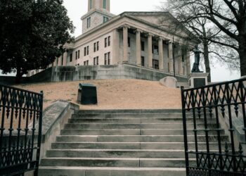 The Tennessee State Capitol in Capitol Hill Nashville, United States