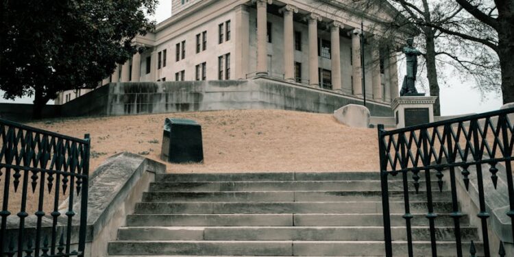 The Tennessee State Capitol in Capitol Hill Nashville, United States
