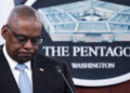 FILE – U.S. Secretary of Defense Lloyd Austin addresses the media during a press conference at the Pentagon in Washington on October 30, 2024.