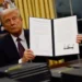 Trump signs executive order taking aim at diversity programs in the military