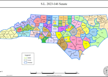 North Carolina Senate District Map (ncleg.ne)