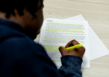 Students at East Kentwood High School in Grand Rapids, Mich., took part in an AP African American history class in April 2024. Meanwhile, a proposed bill in the Colorado legislature aims to mandate the State Board of Education to establish academic standards for Black historical and cultural studies. (Sylvia Jarrus for Chalkbeat)