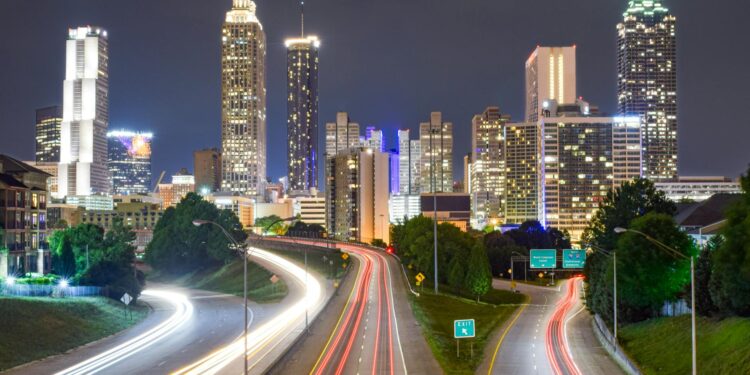 time lapse photography of city during night time