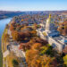 An Aerial View Of The West Virginia State Capitol Building And Downtown Charleston 1