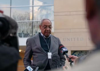 Former U.S. Institute of Peace President George Moose (Photo by Stefani Reynolds/Bloomberg via Getty Images)