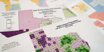 2020 Census Data and 2021 Redistricting Maps. Credit: Michael Gonzalez/The Texas Tribune