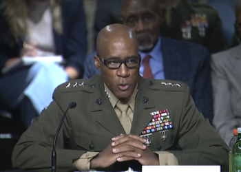 Who is Marine Corps Gen. Michael E. Langley, commander of AFRICOM