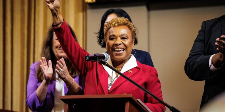 Barbara Lee sworn in as Oakland’s mayor, becomes first Black woman to hold the city’s highest office