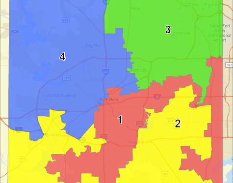 Tarrant County Commissioners approve redistricting map in 3–2 vote