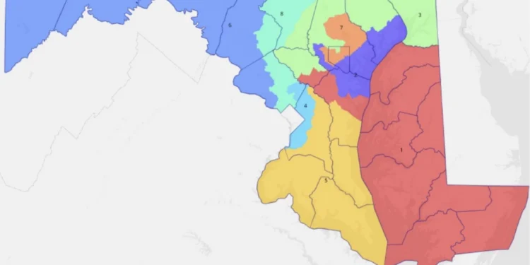 Maryland Redistricting Commission approves new congressional map; advances the map to the General Assembly